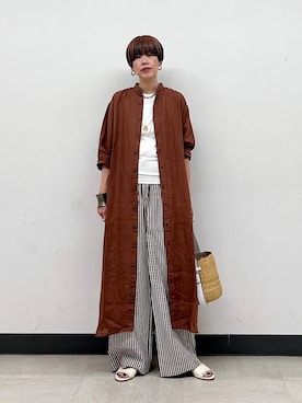 森さん（レディース・162cm）の夏コーディネート