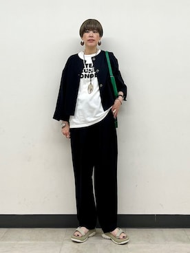 森さん（レディース・162cm）の春コーディネート