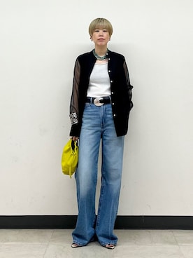 「LEFIJE（レフィエ）のアイテム」を使った、森さん（レディース・162cm）の夏コーディネート