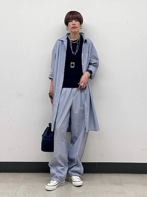 SHIPS（シップス） ブラウス シャツ SHIPS Primary Navy Label:綿 