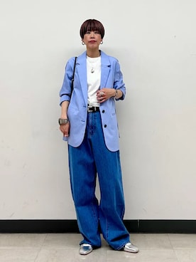 「Beau're（ヴュレ）のアイテム」を使った、森さん（レディース・162cm）の春コーディネート