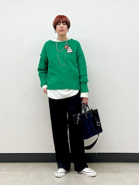 森さん（レディース・162cm）の冬コーディネート