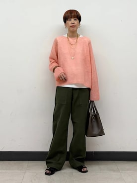 「バングル」｜森さん（レディース・162cm）の秋コーディネート