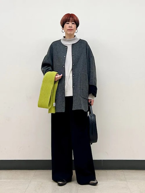 セール】細幅 刺繍 ニット マフラー（マフラー）｜SHIPS（シップス）の