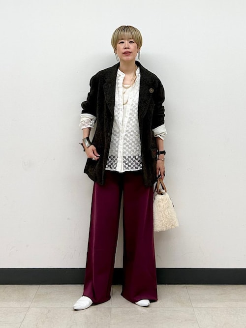 JANE SMITH アシンメトリーワークジャケット JANE SMITH アシンメトリーワークジャケット ラフなスタイルを