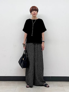 「SHIPS（シップス）のアイテム」を使った、森さん（レディース・162cm）の夏コーディネート