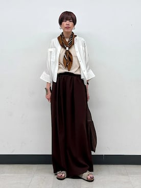 森さん（レディース・162cm）の春コーディネート