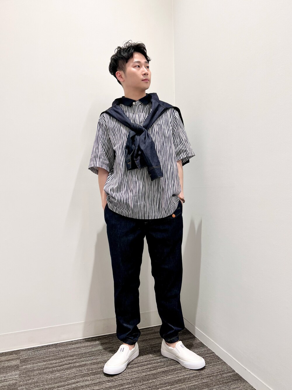 y様♡ARMANI EXCHANGE　上下コーデ　袖ロゴラインが激かわ♡　コーデ y様♡ARMANI EXCHANGE 上下コーデ 袖ロゴラインが激かわ