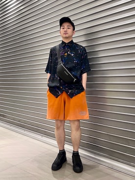 ãARMANI EXCHANGEïŒã¢ã«ããŒããšã¯ã¹ãã§ã³ãžïŒã®ãA|X ã¢ã«ããŒã ãšã¯ã¹ãã§ã³ãžããªãŒã«ãªãŒããŒããªã³ã åè¢ã·ã£ã/BOXYïŒã·ã£ã/ãã©ãŠã¹ããã©ãã¯ç³»ïŒãã䜿ã£ããð©J.HARAããïŒã¡ã³ãºã»167cmïŒã®å€ã³ãŒãã£ããŒã