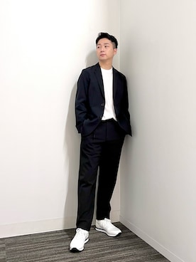「ARMANI EXCHANGE（アルマーニエクスチェンジ）のアイテム」を使った、🔩J.HARAさん（メンズ・167cm）の夏コーディネート