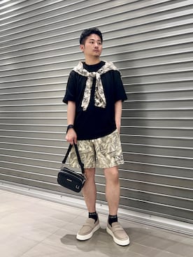 ãARMANI EXCHANGEïŒã¢ã«ããŒããšã¯ã¹ãã§ã³ãžïŒã®ãA|X ã¢ã«ããŒã ãšã¯ã¹ãã§ã³ãžãAXã㎠ã°ã©ããŒã·ã§ã³ åè¢ã¯ã«ãŒããã¯Tã·ã£ã/REGULAR+ïŒTã·ã£ã/ã«ãããœãŒããã©ãã¯ç³»ïŒãã䜿ã£ããð©J.HARAããïŒã¡ã³ãºã»167cmïŒã®å€ã³ãŒãã£ããŒã