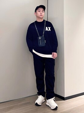 「ほめられ本命コーデ」｜「アイテム（財布/小物）」を使った、🔩J.HARAさん（メンズ・167cm）の冬コーディネート