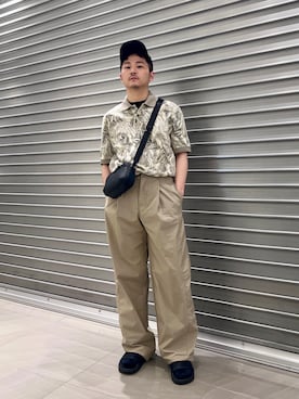 ãARMANI EXCHANGEïŒã¢ã«ããŒããšã¯ã¹ãã§ã³ãžïŒã®ãA|X ã¢ã«ããŒã ãšã¯ã¹ãã§ã³ãžãIA ãªãŒã«ãªãŒããŒãªãŒãããªã³ã åè¢ããã·ã£ã/REGULARïŒããã·ã£ãããã®ä»ïŒãã䜿ã£ããð©J.HARAããïŒã¡ã³ãºã»167cmïŒã®å€ã³ãŒãã£ããŒã