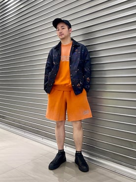 ãARMANI EXCHANGEïŒã¢ã«ããŒããšã¯ã¹ãã§ã³ãžïŒã®ãA|X ã¢ã«ããŒã ãšã¯ã¹ãã§ã³ãžãAXã㎠ã°ã©ããŒã·ã§ã³ åè¢ã¹ãŠã§ãããããã¹ïŒã¹ãŠã§ããããªã¬ã³ãžç³»ïŒãã䜿ã£ããð©J.HARAããïŒã¡ã³ãºã»167cmïŒã®å€ã³ãŒãã£ããŒã