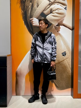 「リバーシブル」｜「アイテム（アナログ腕時計）」を使った、KOWさん（メンズ・174cm）の秋コーディネート