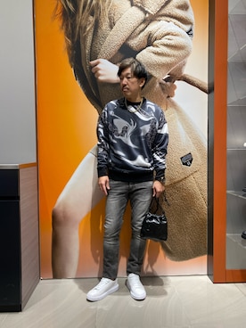 「ジャージ」｜「アイテム（アナログ腕時計）」を使った、KOWさん（メンズ・174cm）の秋コーディネート