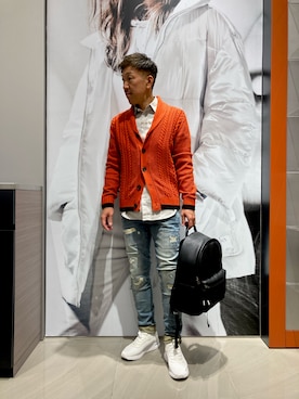 「クラッシュデニム」｜KOWさん（メンズ・174cm）の秋コーディネート