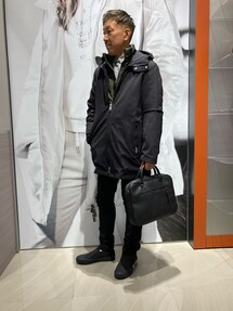 ジョルジオアルマーニ　ブラックラベル子羊モッズコート ジョルジオアルマーニブラックラベル子羊モッズコート