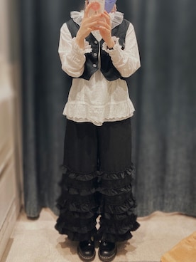 「BEAMS（ビームス）のアイテム（シャツ/ブラウス）」を使った、mocoさん（レディース・155cm）の夏コーディネート