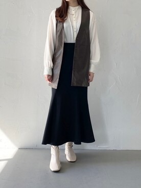 Rinaさん（レディース・160cm）の秋コーディネート