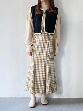 Rinaさん（レディース・160cm）の冬コーディネート