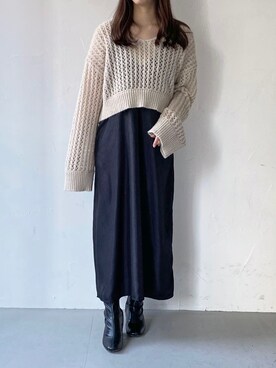 Rinaさん（レディース・160cm）の秋コーディネート