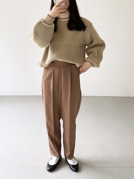 Rinaさん（レディース・160cm）の冬コーディネート