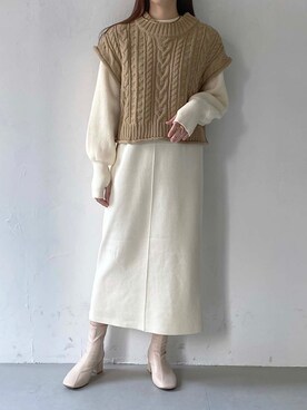 Rinaさん（レディース・160cm）の秋コーディネート