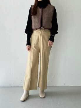 Rinaさん（レディース・160cm）の秋コーディネート