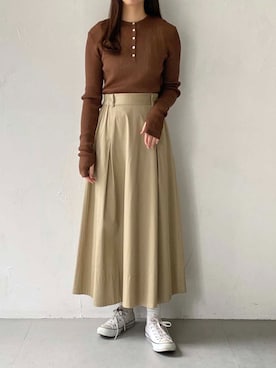 Rinaさん（レディース・160cm）の冬コーディネート