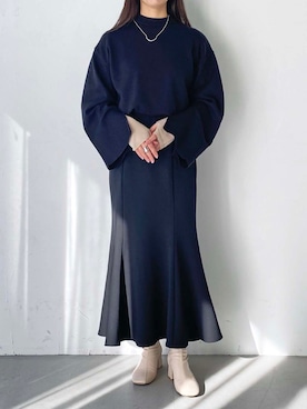 Rinaさん（レディース・160cm）の冬コーディネート