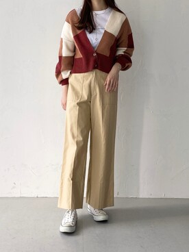 Rinaさん(レディース・160cm)の秋コーディネート