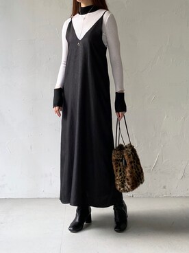 Rinaさん（レディース・160cm）の秋コーディネート