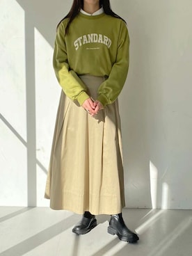 Rinaさん（レディース・160cm）の冬コーディネート