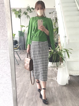 「Marc by Marc Jacobs（マークバイマークジェイコブス）のアイテム（シューズ）」を使った、meimuraさん（レディース・157cm）の夏コーディネート