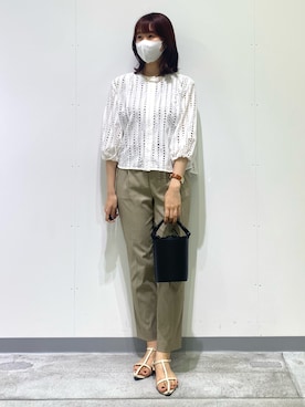 「インディヴィ」｜「アイテム（タンクトップ）」を使った、anさん（レディース・164cm）の夏コーディネート