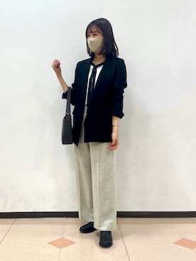 「サイドゴアブーツ」｜anさん（レディース・164cm）の冬コーディネート