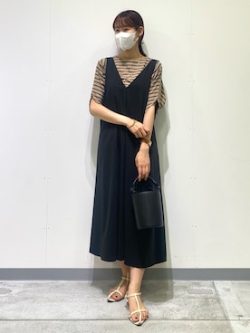「セットアイテム」｜「アイテム（その他）」を使った、anさん（レディース・164cm）の夏コーディネート