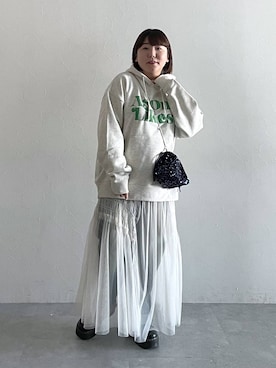 「PBLIM（ページボーイリム）のアイテム（パンツ）」を使った、なべさん（レディース・154cm）の秋コーディネート