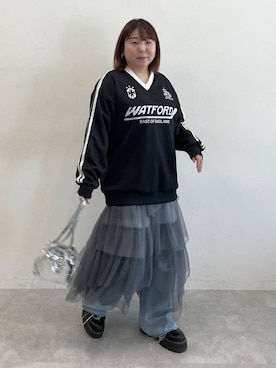「アイテム（その他トップス）」を使った、なべさん（レディース・154cm・20代）の秋コーディネート