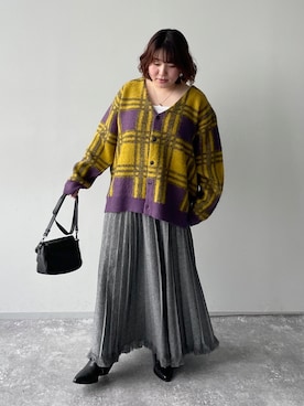 「PBLIM（ページボーイリム）のアイテム（トップス）」を使った、なべさん（レディース・154cm）の秋コーディネート