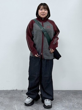 「PBLIM（ページボーイリム）のアイテム（パンツ）」を使った、なべさん（レディース・154cm）の秋コーディネート