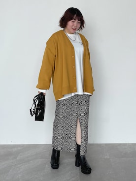 「PBLIM（ページボーイリム）のアイテム（トップス）」を使った、なべさん（レディース・154cm）の秋コーディネート