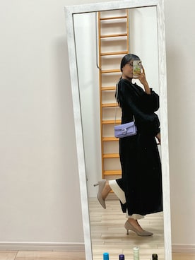 「COACH」｜「アイテム（ワンピース/ドレス）」を使った、LeeU7さん（レディース・163cm）の秋コーディネート