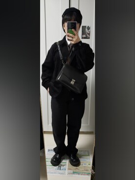 「アイテム（フォーマルスーツ/小物）」を使った、yukifashioさん（レディース・153cm・20代）の冬コーディネート