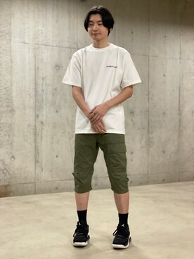 森永壱さん（メンズ・175cm）の夏コーディネート