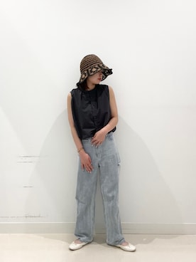  reinaさん（レディース・160cm）の夏コーディネート