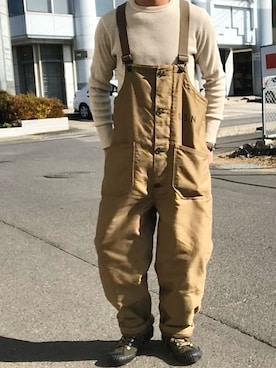 「アイテム（トップス）」を使った、ワイリーcoyoteさん（メンズ・168cm）の春コーディネート