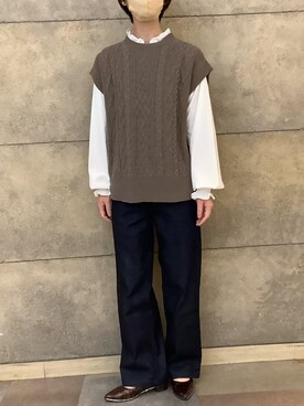SHIRTS PLAZA 横浜トレッサ店さん(レディース・161cm)の秋コーディネート