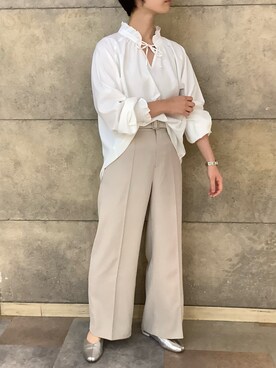 SHIRTS PLAZA 横浜トレッサ店さん(レディース・161cm)の夏コーディネート